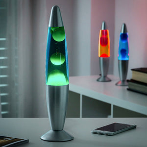 Lampe à Lave Magla Rouge Bleue ou Verte